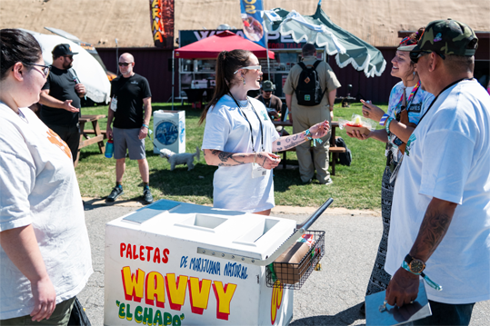 WAVVY at Hall of Flowers &mdash; booth scene