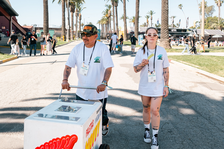 WAVVY paleta cart at Hall of Flowers &mdash; Event N&deg; 01
