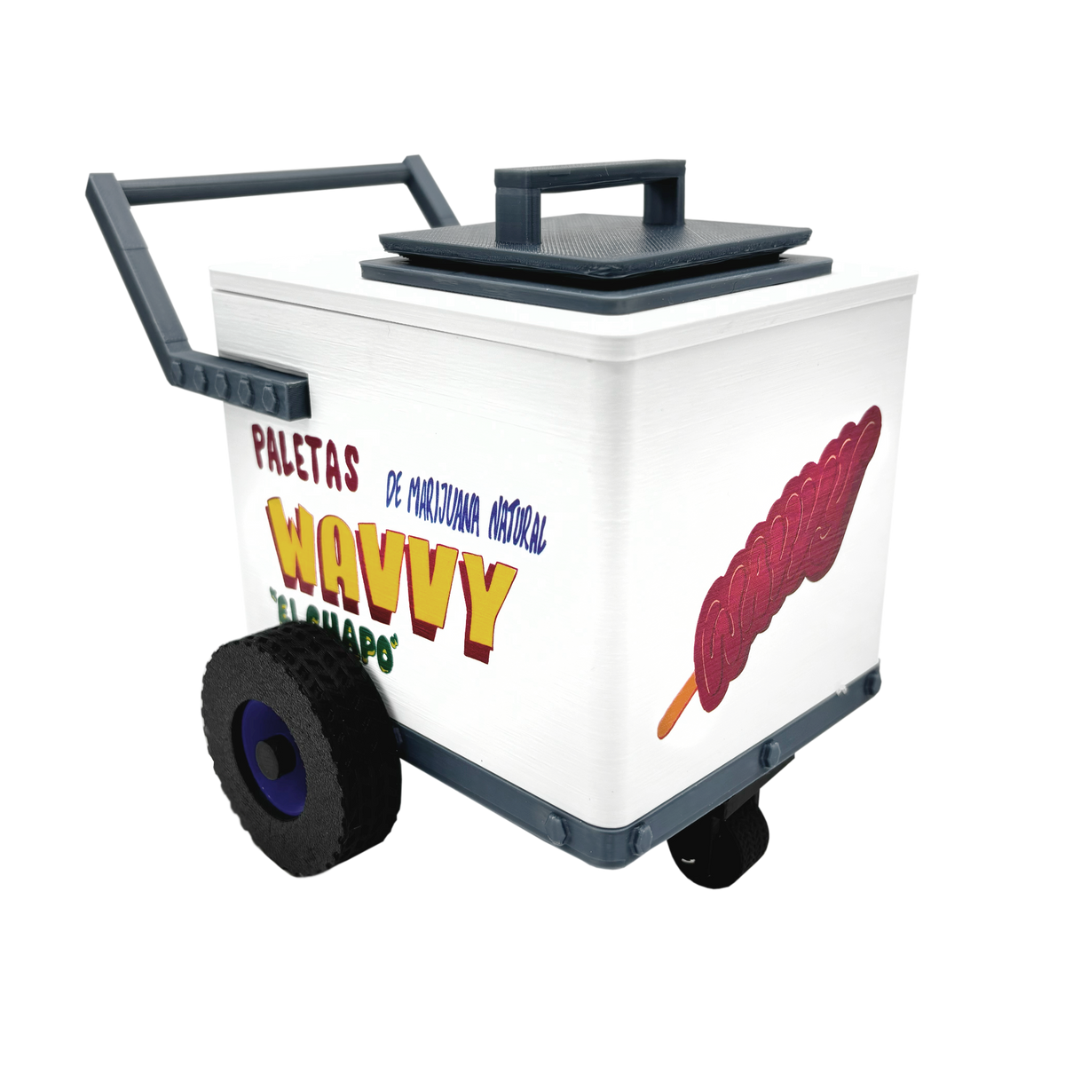 Chapo's Paleta Cart Storage Ashtray, 3D-printed replica