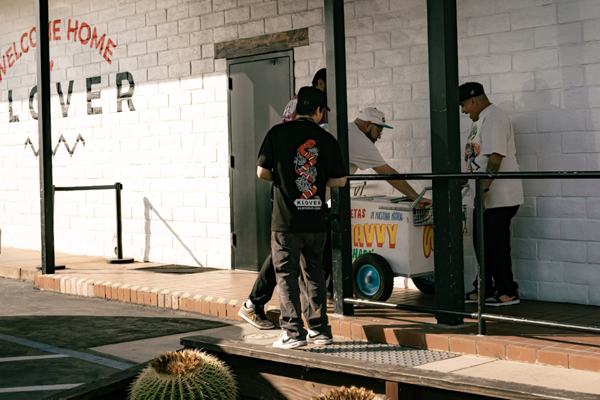 WAVVY &times; KLOVER &mdash; paleta cart on the porch at Klover dispensary