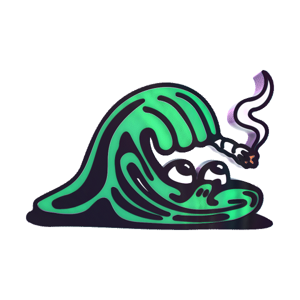 Wavvy Wave Character Green